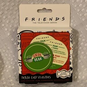 FRIENDS Central Perk Green Trivia Quiz Coaster Set.